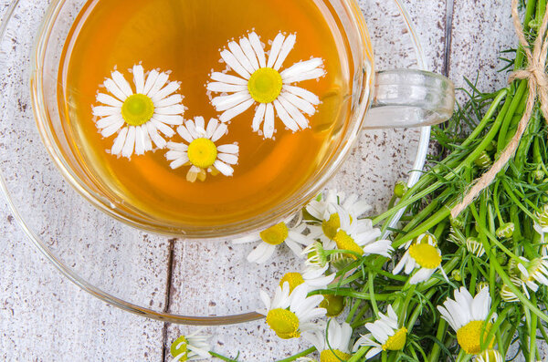 tea with chamomile