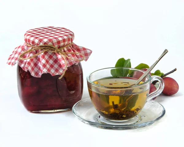 Homemade plum jam — Stock Photo, Image