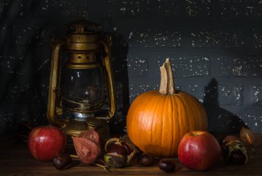 gaz lambası ve kabak