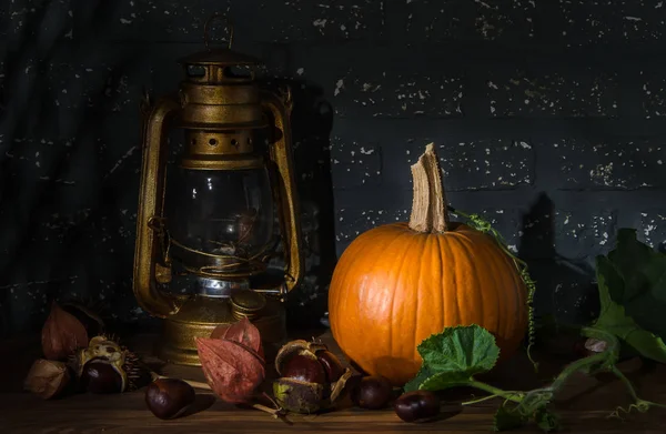 gaz lambası ve kabak