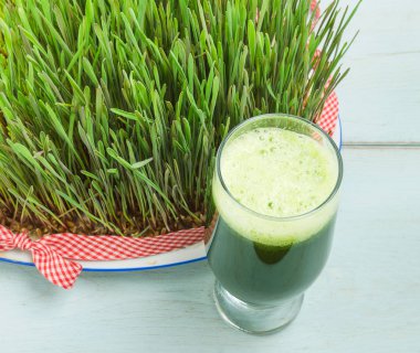 buğday çimi suyu ile filizlenmiş buğday