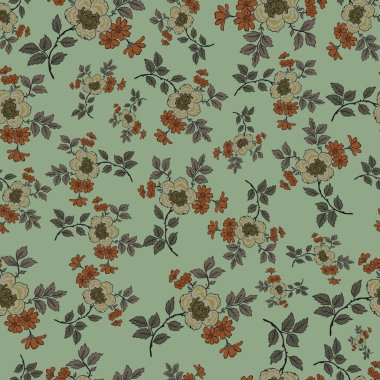 Çiçeksiz vektör duvar kağıdı deseni