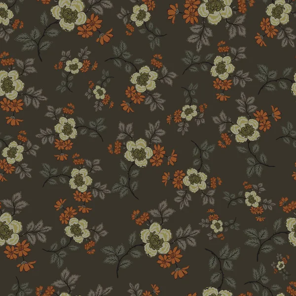 Vector Floral Seamless Wallpaper Pattern — Stock Photo, Image