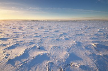 Kış doğa manzarası