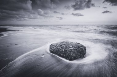 Güzel tek renkli deniz manzarası. 