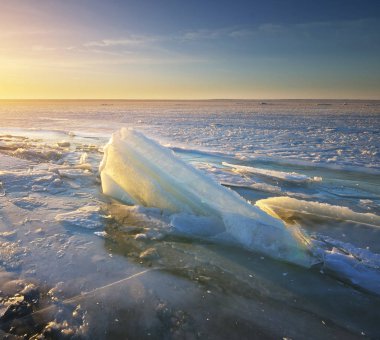 kış manzara doğa.