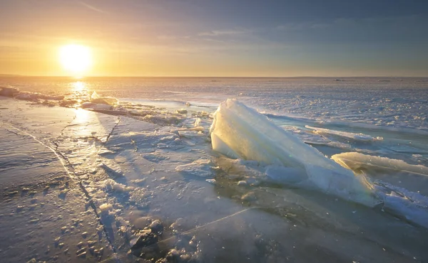 Paesaggio invernale natura . — Foto Stock