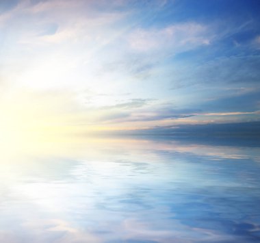 Güzel deniz manzarası doğa. 