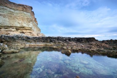 Güzel deniz manzarası doğa.
