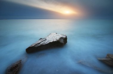 Sascape doğa kompozisyon.