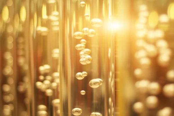 Gold background bubble texture. — Stock Photo, Image