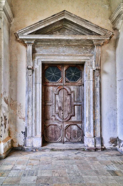 Old door in monastery — Stock Photo, Image