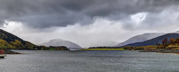 Loch Leven, dramatické krajiny — Stock fotografie