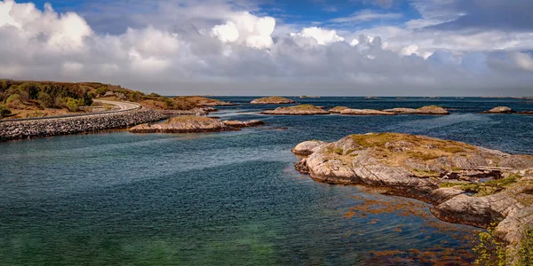 Atlantik Yola Yakın Norveç Manzara — Stok fotoğraf