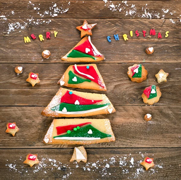 Galletas dulces de Navidad — Foto de Stock