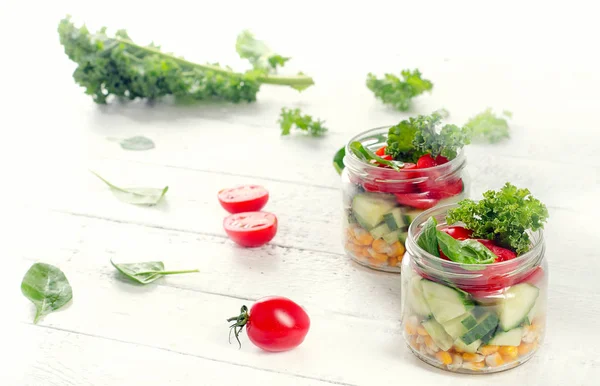 Verse groenten salade — Stockfoto