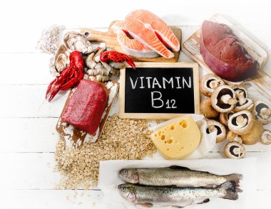 B12 vitamini (Cobalamin kaynakları).