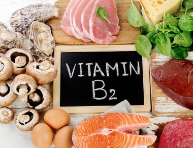 Gıdalar Vitamin B2 içinde en yüksek