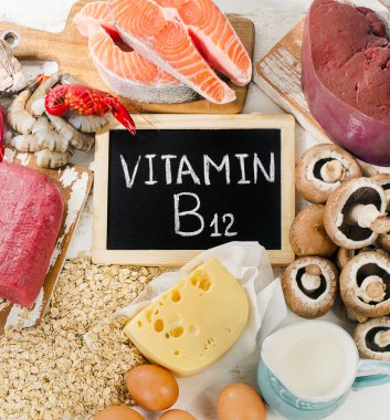Vitamin B12 (Cobalamin doğal kaynakları).