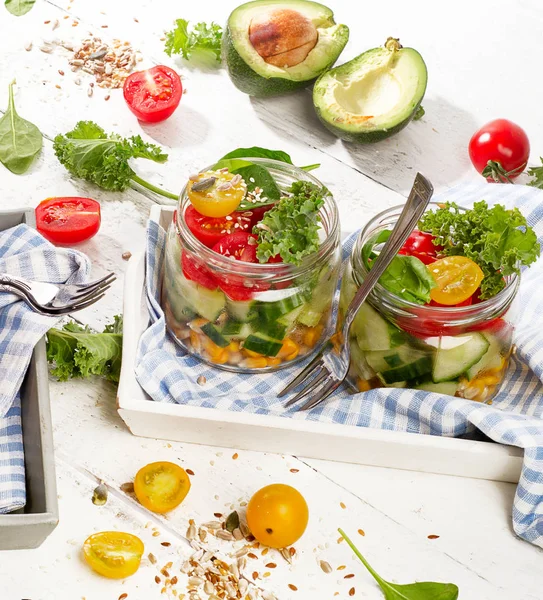 Fresh vegetable Salad — Stock Photo, Image