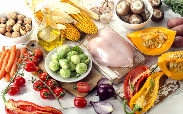 Note di alimentazione, concetto di dieta — Foto Stock