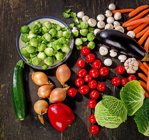 Verduras frescas ecológicas — Foto de Stock