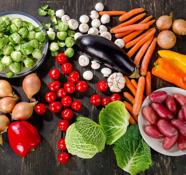 Verduras crudas ecológicas —  Fotos de Stock