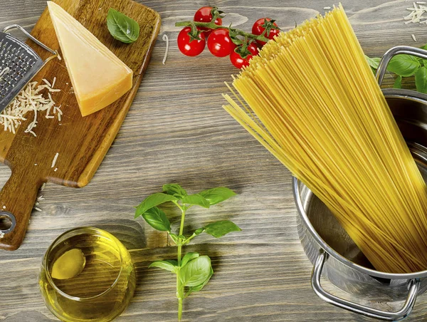 Italiensk matingredienser — Stockfoto