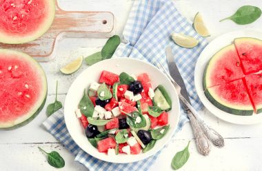 taze karpuz salata