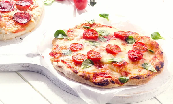 Délicieuses pizzas italiennes — Photo