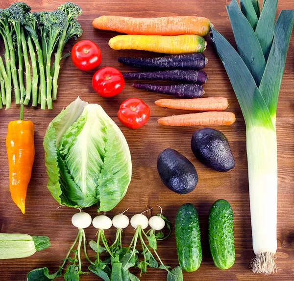 Frutas y hortalizas ecológicas. — Foto de Stock