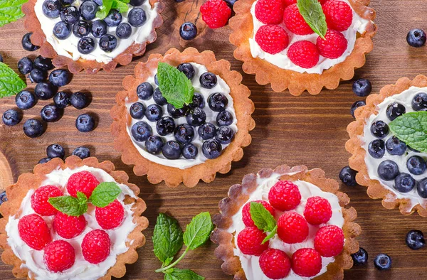 Tartas dulces caseras — Foto de Stock