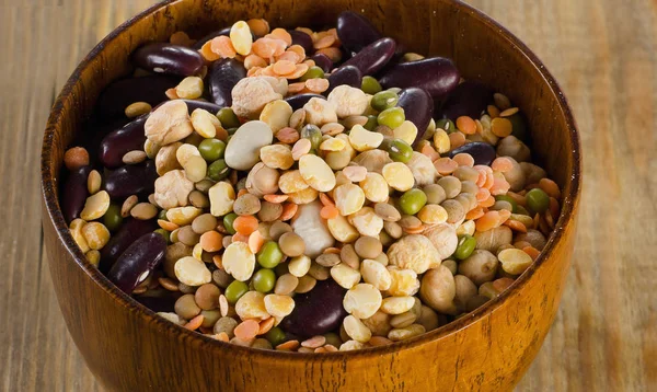 Multicolored mixed beans — Stock Photo, Image