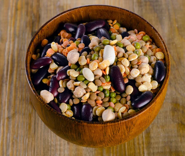 Multicolored mixed beans — Stock Photo, Image