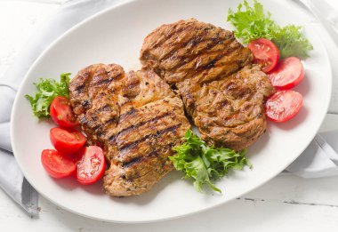 ızgara domuz biftek