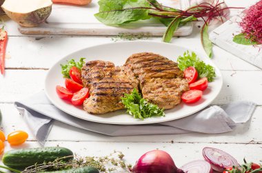 ızgara domuz biftek