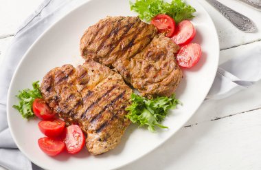 ızgara domuz biftek