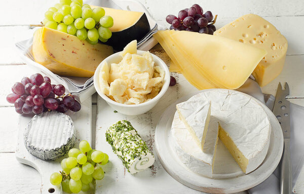 Different types of Cheeses 