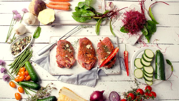 Marine domuz eti biftek 