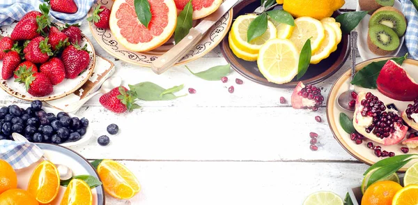 Frukt bakgrund. Hälsosam kost äta — Stockfoto