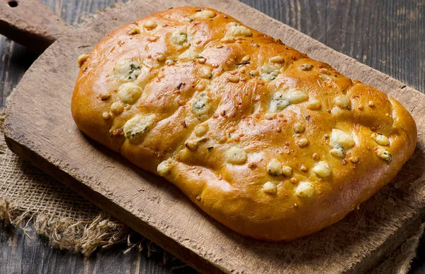 Homemade Focaccia bread. — Stock Photo, Image