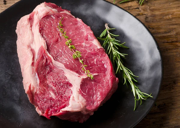 Raw meat Ribeye Steak — Stock Photo, Image