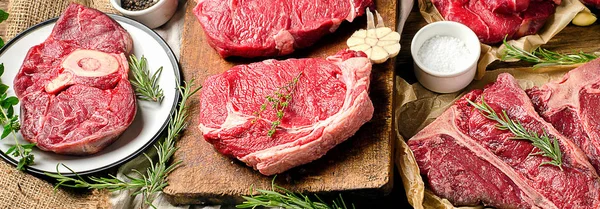 Rohes Rindfleisch — Stockfoto