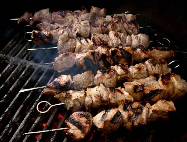 Kebabs grillés savoureux — Photo