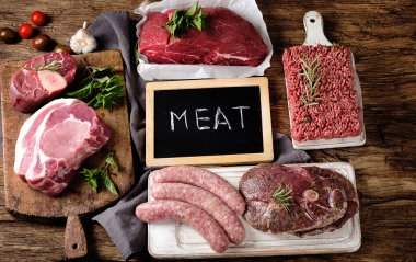 Çiğ et farklı türleri