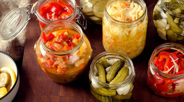 Fermented preserved vegetables