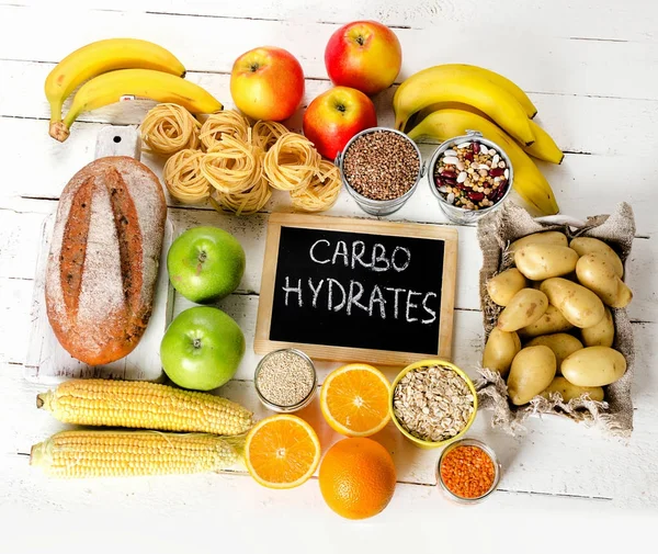 Kreidetafel, Obst und Gemüse — Stockfoto