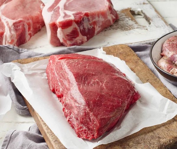 Scala aan vlees segmenten — Stockfoto