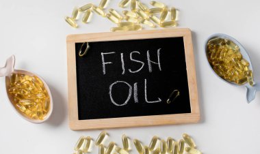 Balık yağı kapsülleri seti