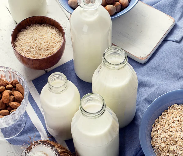 Alternatif süt türleri — Stok fotoğraf